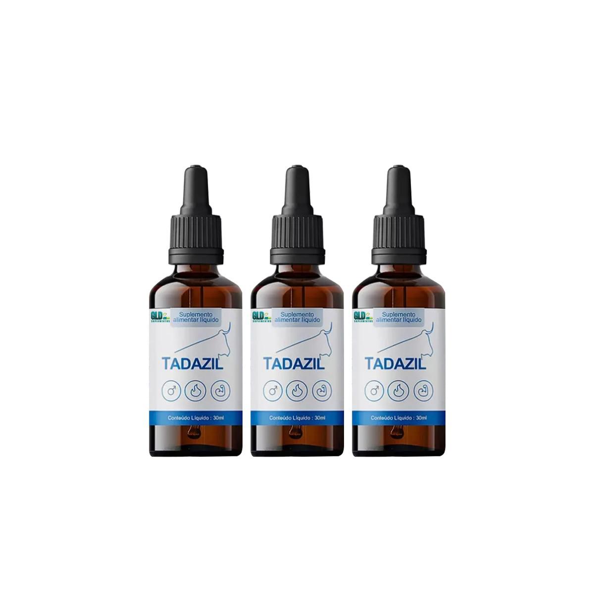 Tadazil gotas 3 Frascos DE 30 ML - 3x Tadazil