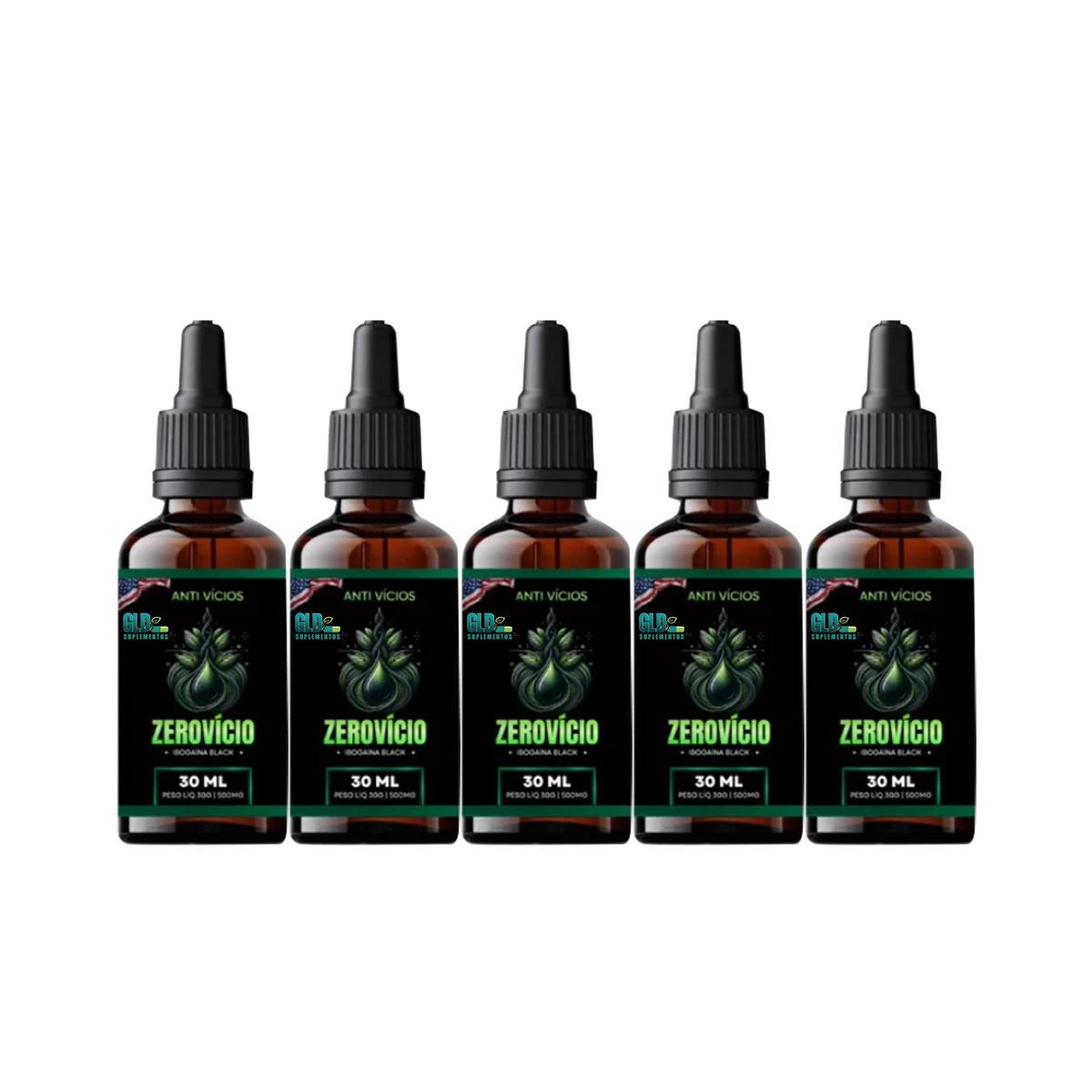 ZeroVicio 5 Frasco DE 30 ML - Suplemento Alimentar