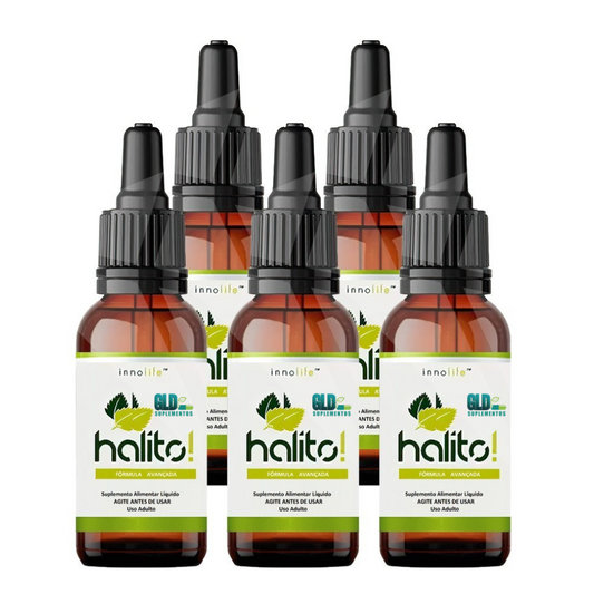 Bom Hálito gotas 5 Frascos DE 30 ML