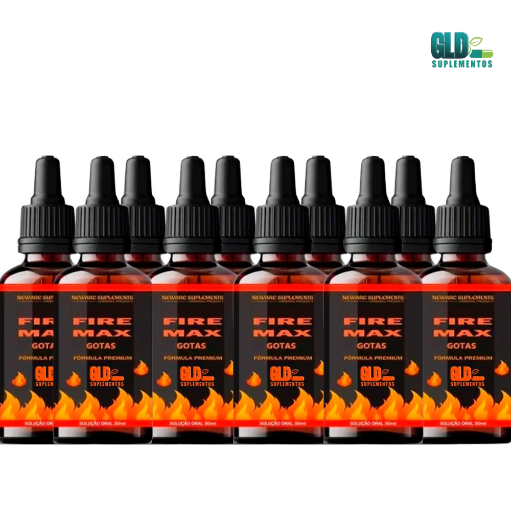 Fire Max 3 frascos de 30ml cada suplemento Gotas  - original