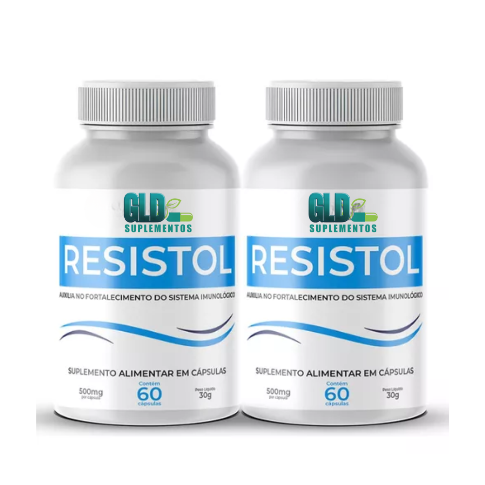 1x Resistol Original 60 Cápsulas - 1 pote
