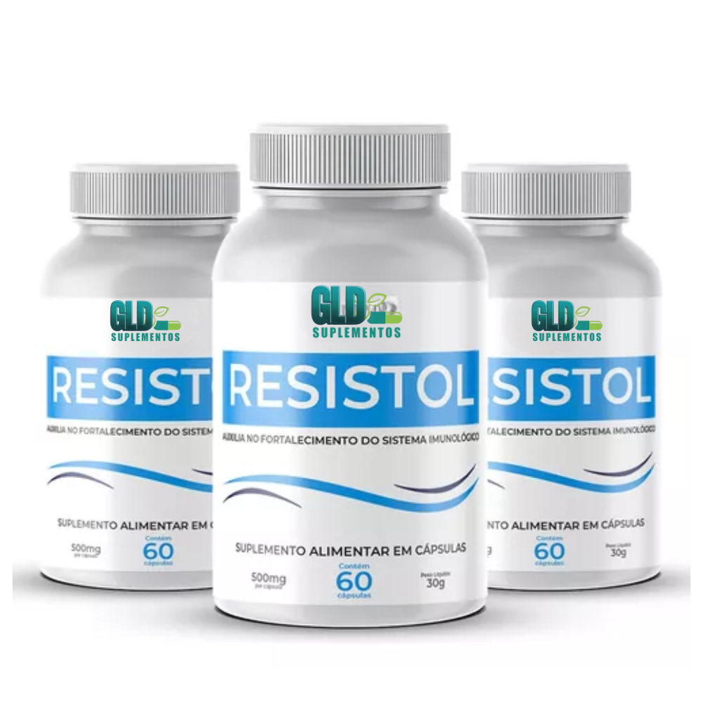 1x Resistol Original 60 Cápsulas - 1 pote